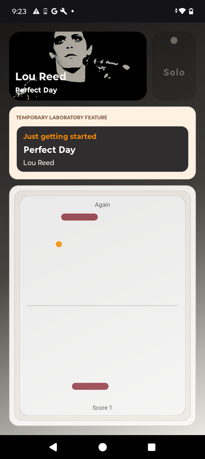 Thawid Android live detection screen